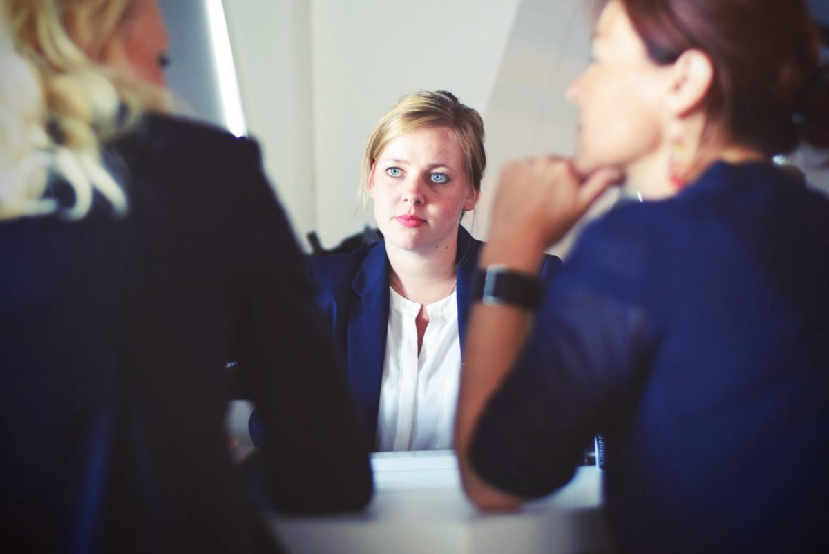 businesswomen businesswoman interview meeting